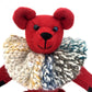 Beatrice Cherry - wool heirloom teddy bear
