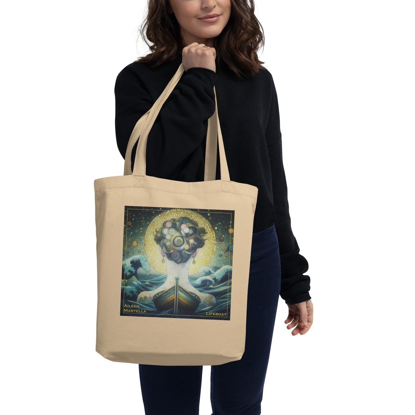 "Yes, No, Maybe" - Aileen Martella: Lifeboat -Sac fourre-tout écologique (Eco Tote Bag)