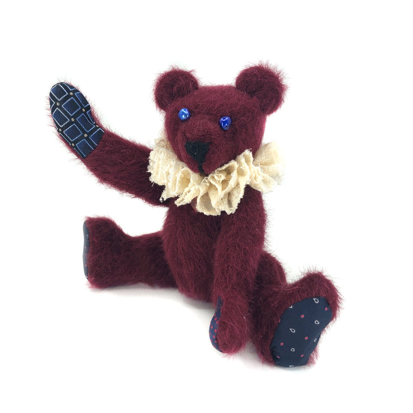 Teddy Bear Bag Charm - "Bibi Boudoir"