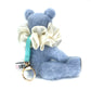 Teddy Bear Bag Charm - "Blue Bearie"