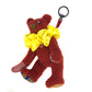 Teddy Bear Bag Charm - "Amber"
