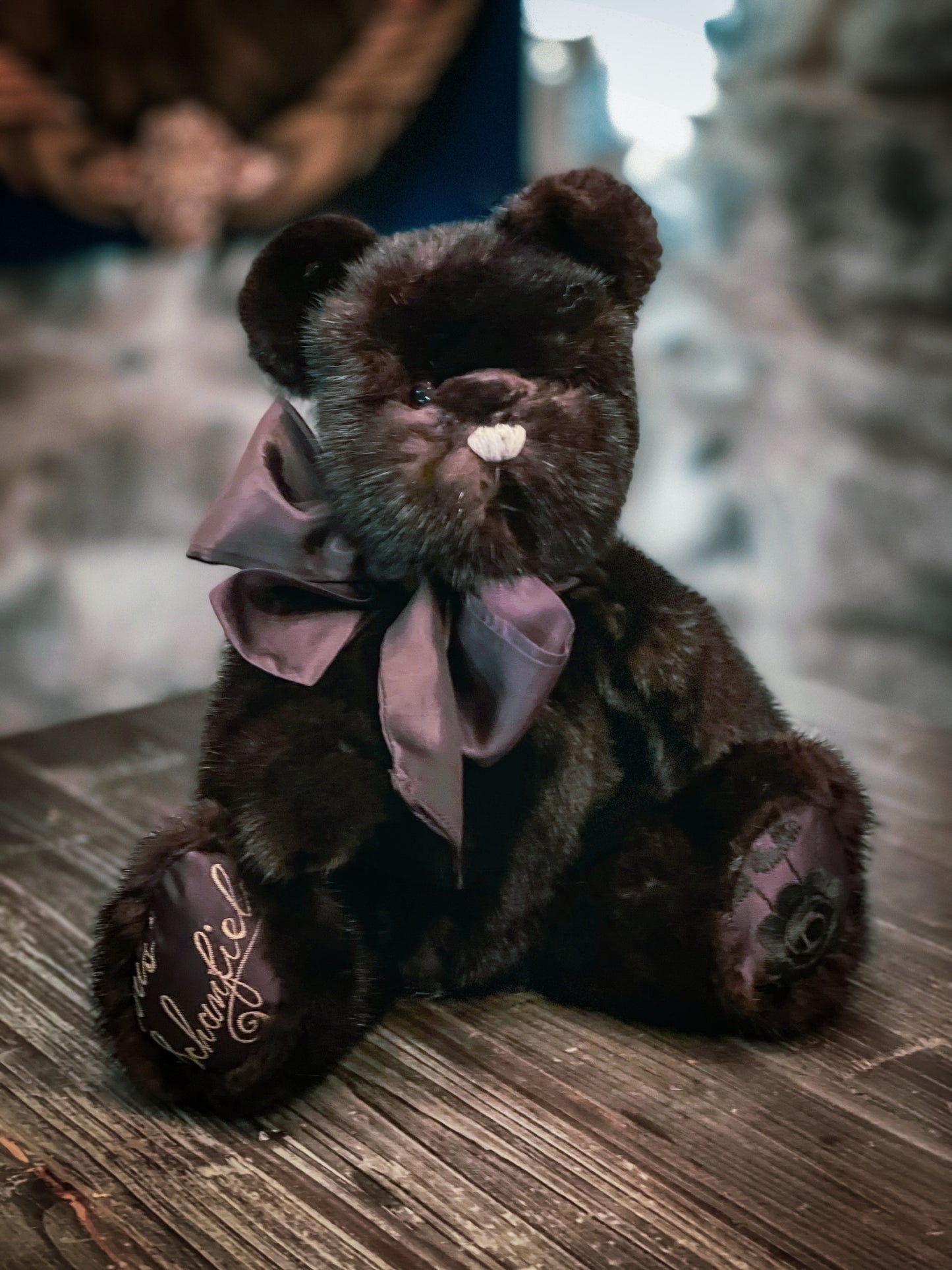 Custom mink teddy bear Project