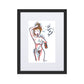 Framed Art Print - Uncensored "Sudsy Alice" by D. Oickle