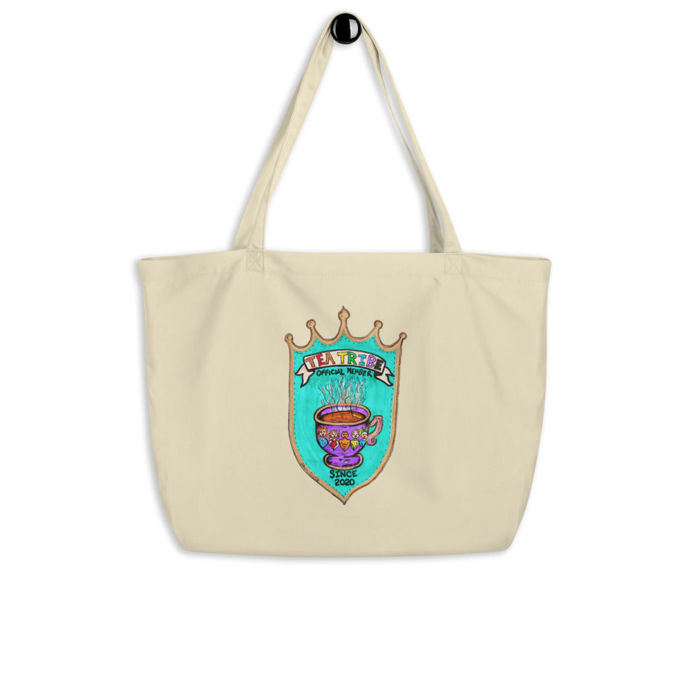 Tea Tribe Membership Large Organic Tote Bag